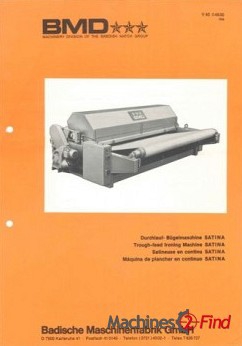 Ironing Through-Feed - BMD - Satina Ironing Through-Feed - BMD - Satina
