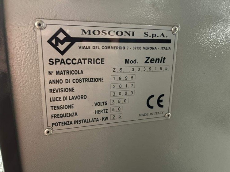 Splitting machines - Mosconi - Zenit