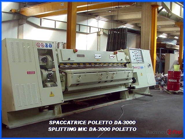 Splitting machines - Poletto - DA 3000