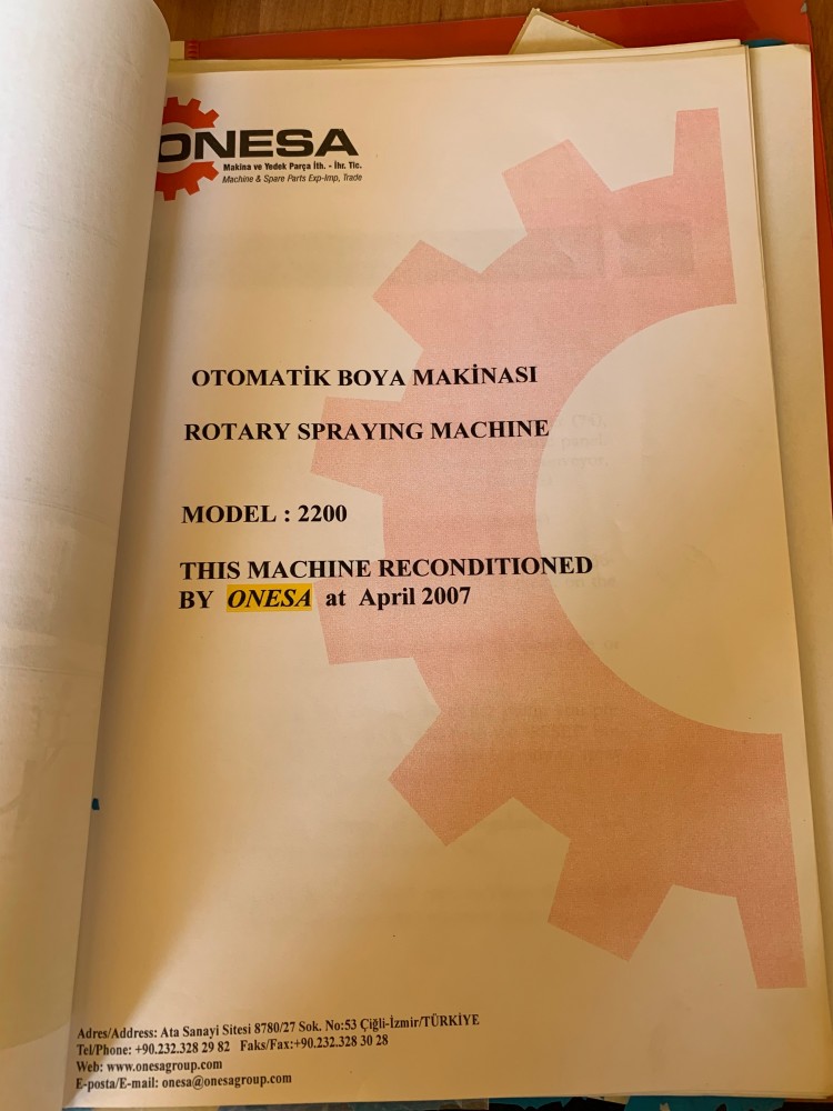 Spraying machines - Onesa - Rotary Spraying