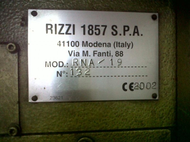 Shaving machines - Rizzi - RNA/19