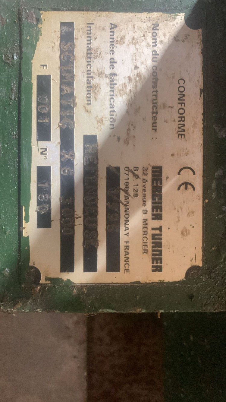 Splitting machines - Mercier-Frères - Scimatic X6