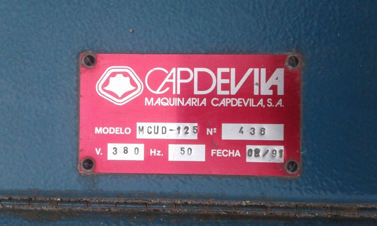 Ironing machines - Capdevila - MCUD-125